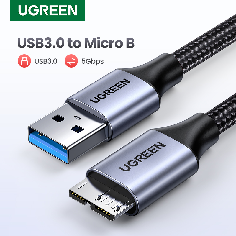 Samsung Ssd - UGREEN – câble Micro B USB