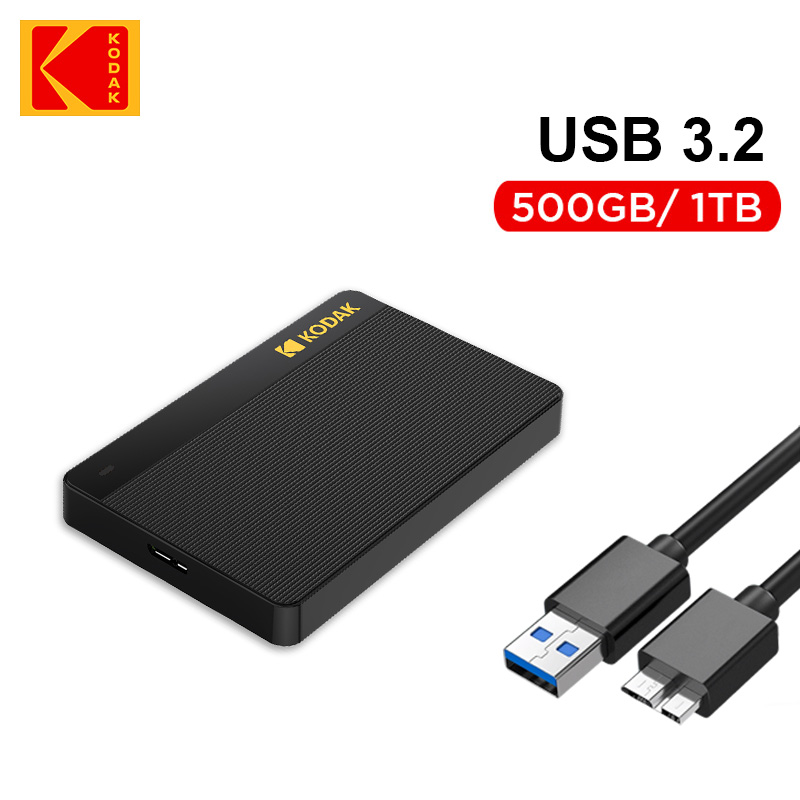 Ssd 500Gb - Disque dur externe portable Kodak P160