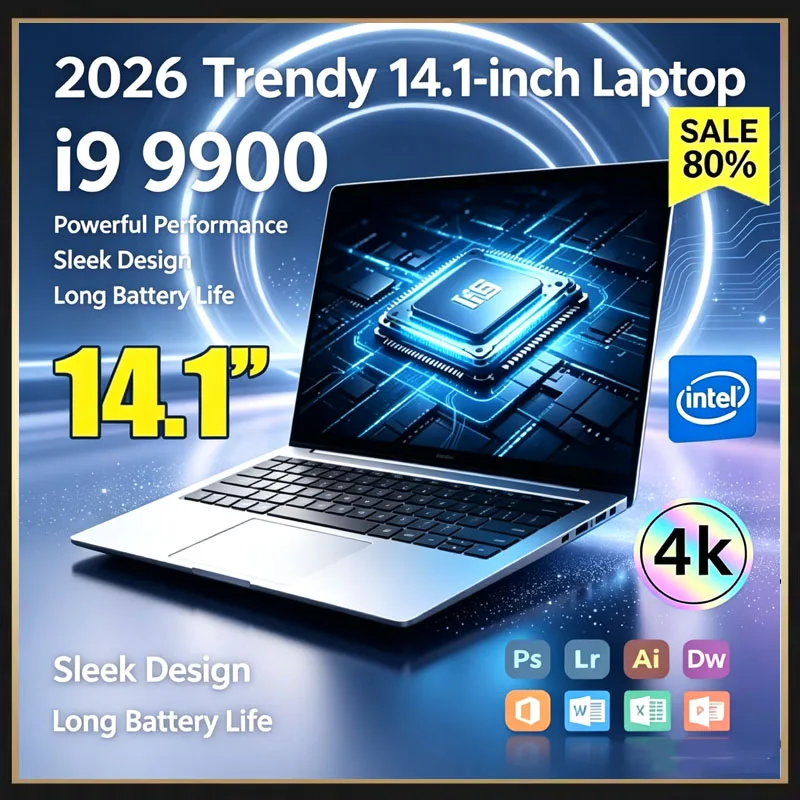 Ssd 2Tb - Ordinateur portable ultra-fin 14,1