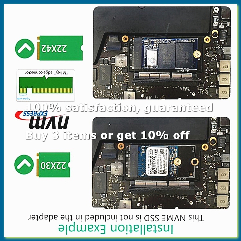 Nvme Ssd - Carte de conversion SSD M.2 NGFF