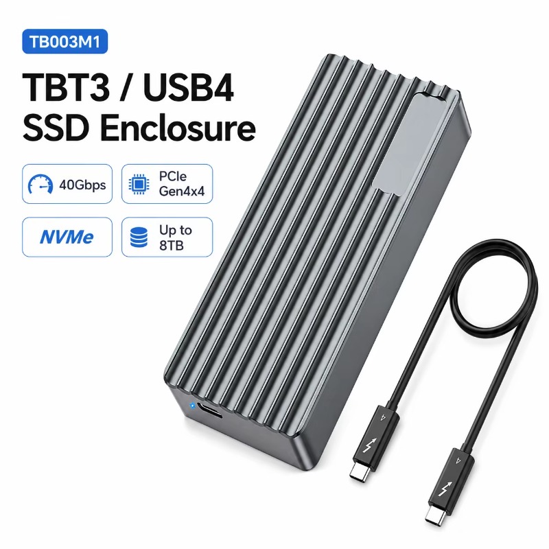 Nvme Ssd - Boîtier SSD M.2 NVMe TBT3/USB4 40