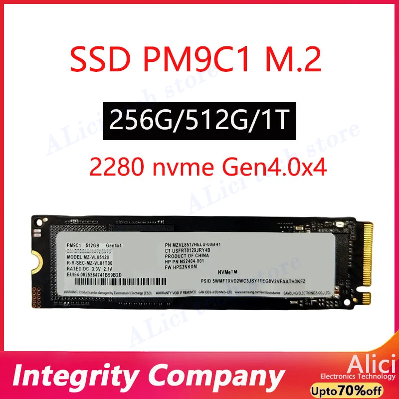 Samsung Ssd - Original Applicable Samsung PM9C1/PM9C1a 512G 256g