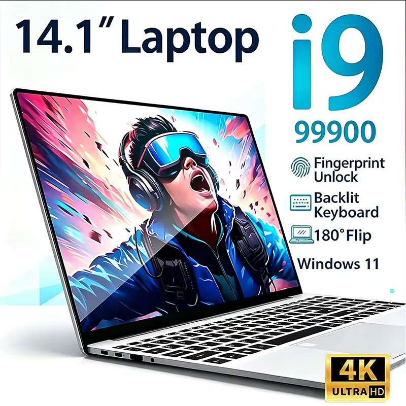 Ssd 1Tb - Ordinateur portable 14,1' Intel Core i9-9900