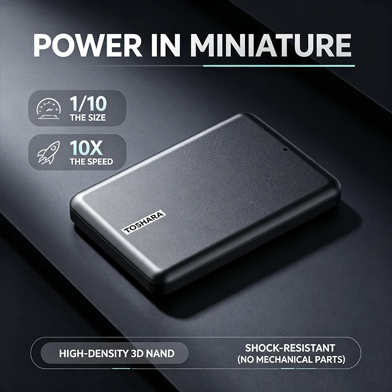 TOSHARA A5 SSD portable 4TB 2T - Ssd 500Gb avis et prix