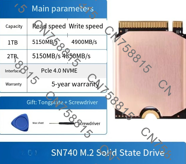 SN740 M.2 2230 1T 2T Disque SS - Nvme Ssd avis et prix