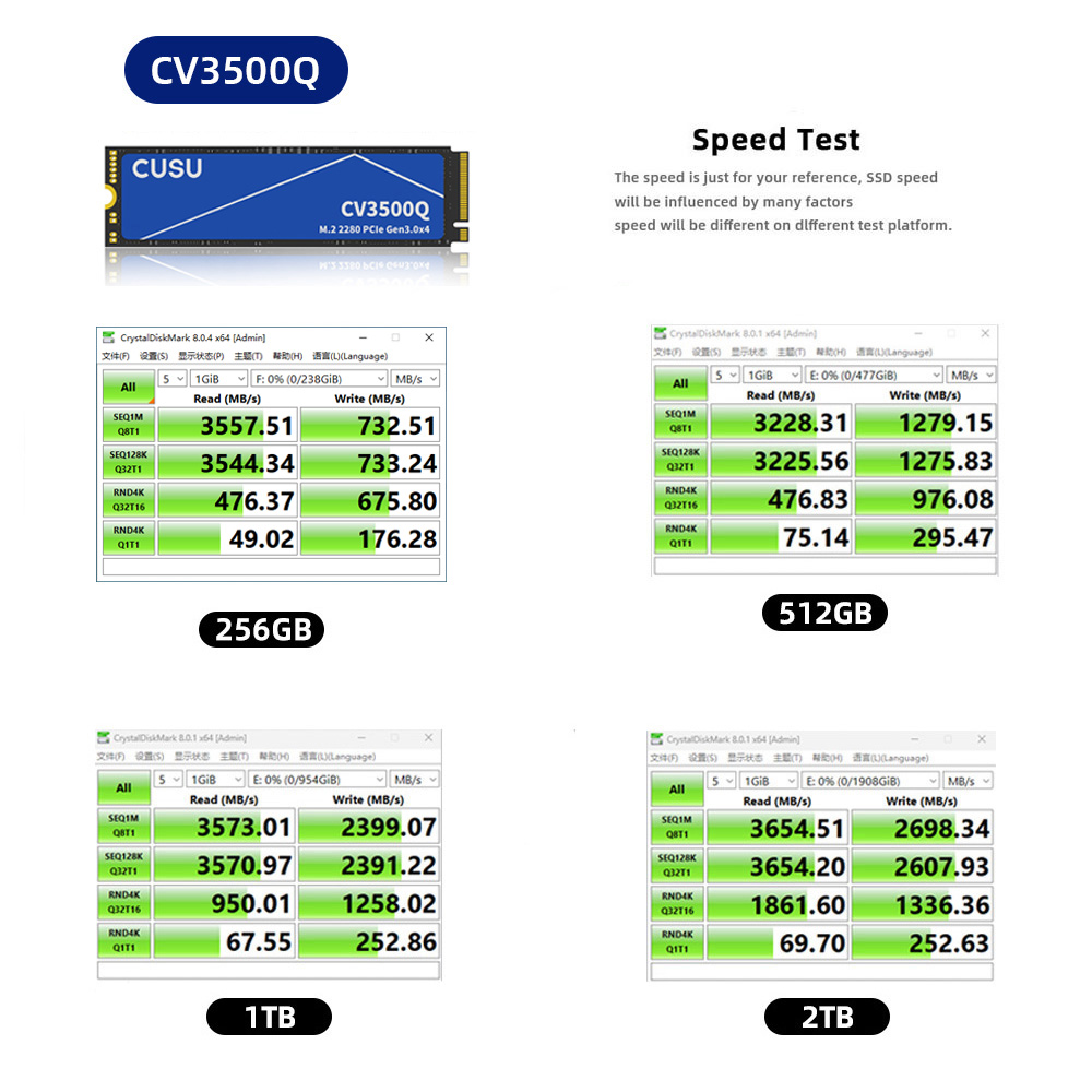 Cusu SSD M2 512 go SSD 1 to di - Ssd 500Gb avis et prix