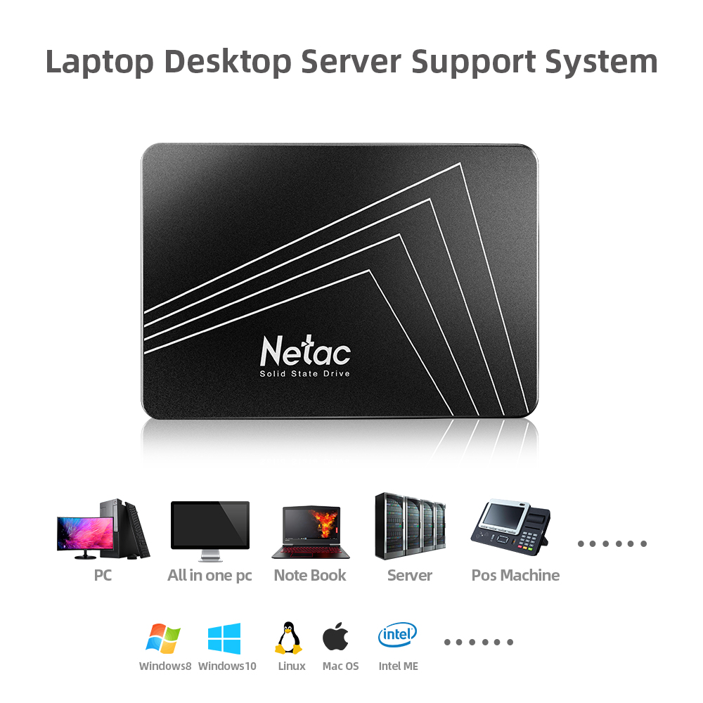 Netac 128gb 256gb 512gb 1tb 2t - Ssd 500Gb avis et prix