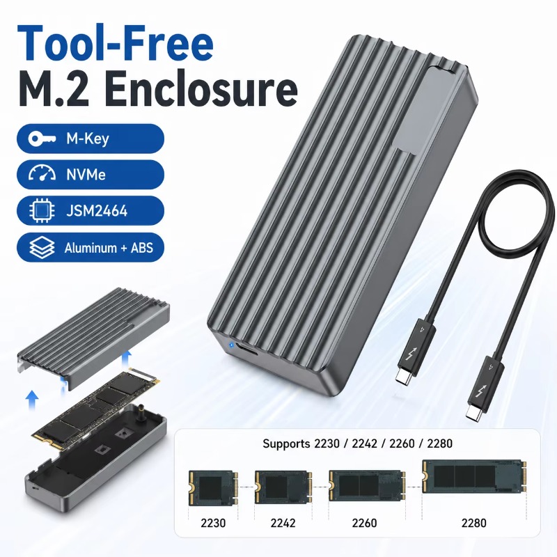 Boîtier SSD M.2 NVMe TBT3/USB4 - Nvme Ssd avis et prix
